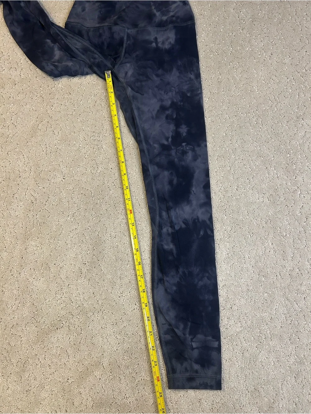 Lululemon Align High-Rise Pant 25 Black Diamond Dye Size 2